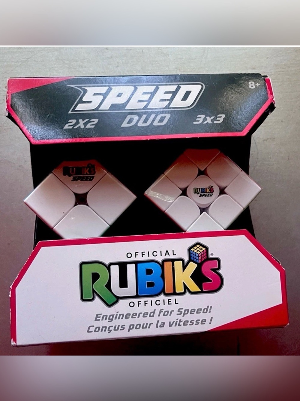 Rubik’s Speed Cube Duo Pack, 3X3 Magnetic Speed Cube & 2X2 Speed Cube 2-Pack